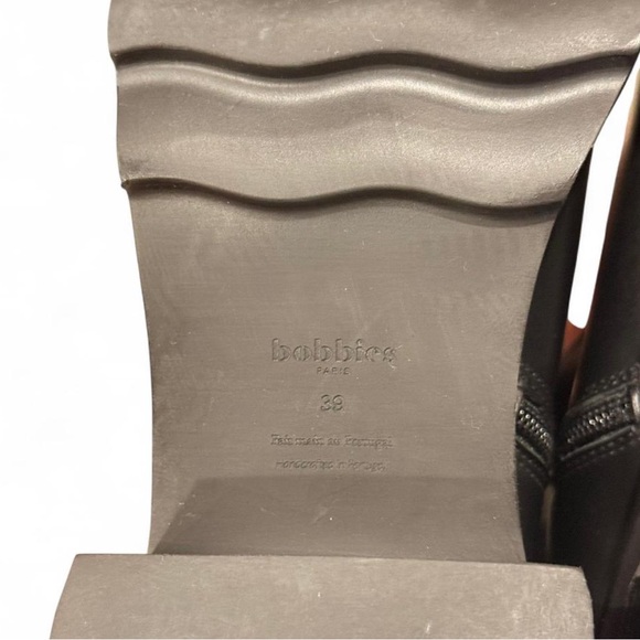 bobbies Aïko Italian Leather Healed Boot with Sherpa Cuff - Picture 10 of 11